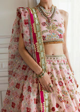 Load image into Gallery viewer, Crimson Wedding Chinoiserie Lehnga