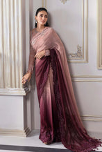 Load image into Gallery viewer, MARIA.B EMBROIDERED 2025 Unstitched Embroidered Chiffon Saree | BD-3001